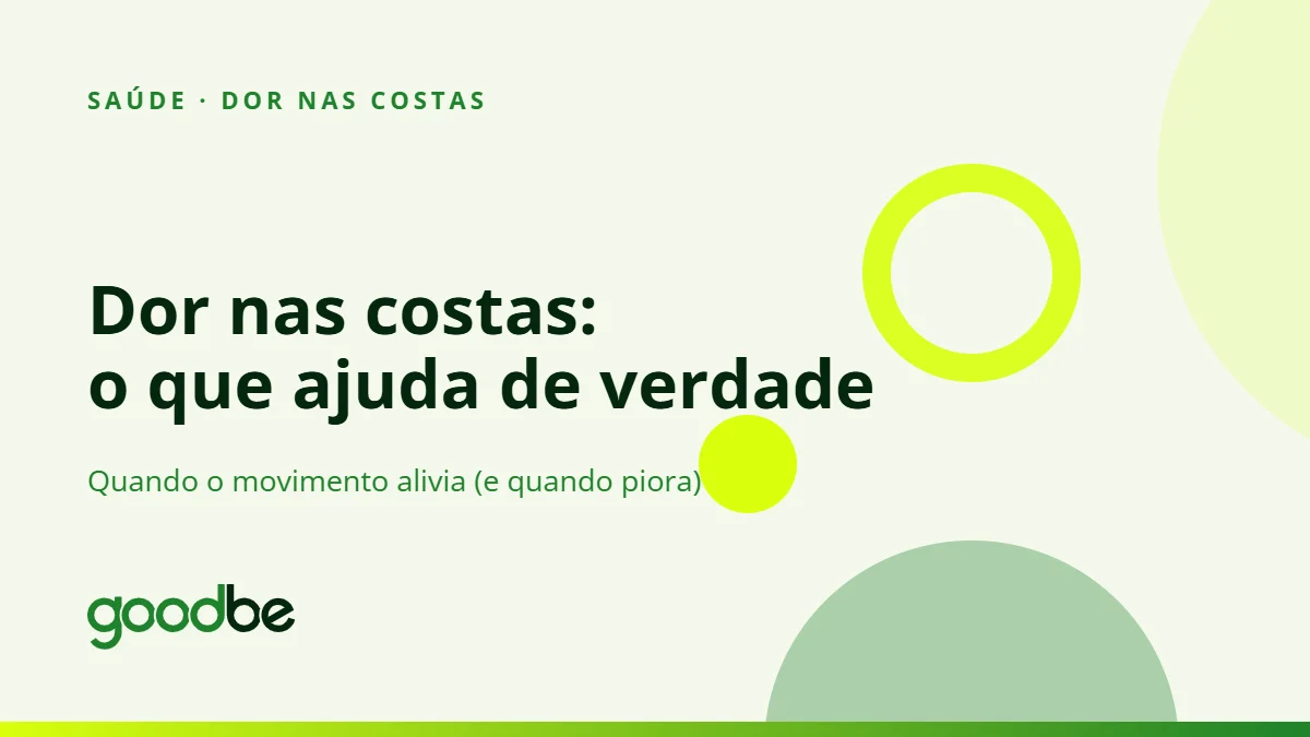 Capa do artigo sobre exercícios para dor nas costas: o que ajuda de verdade